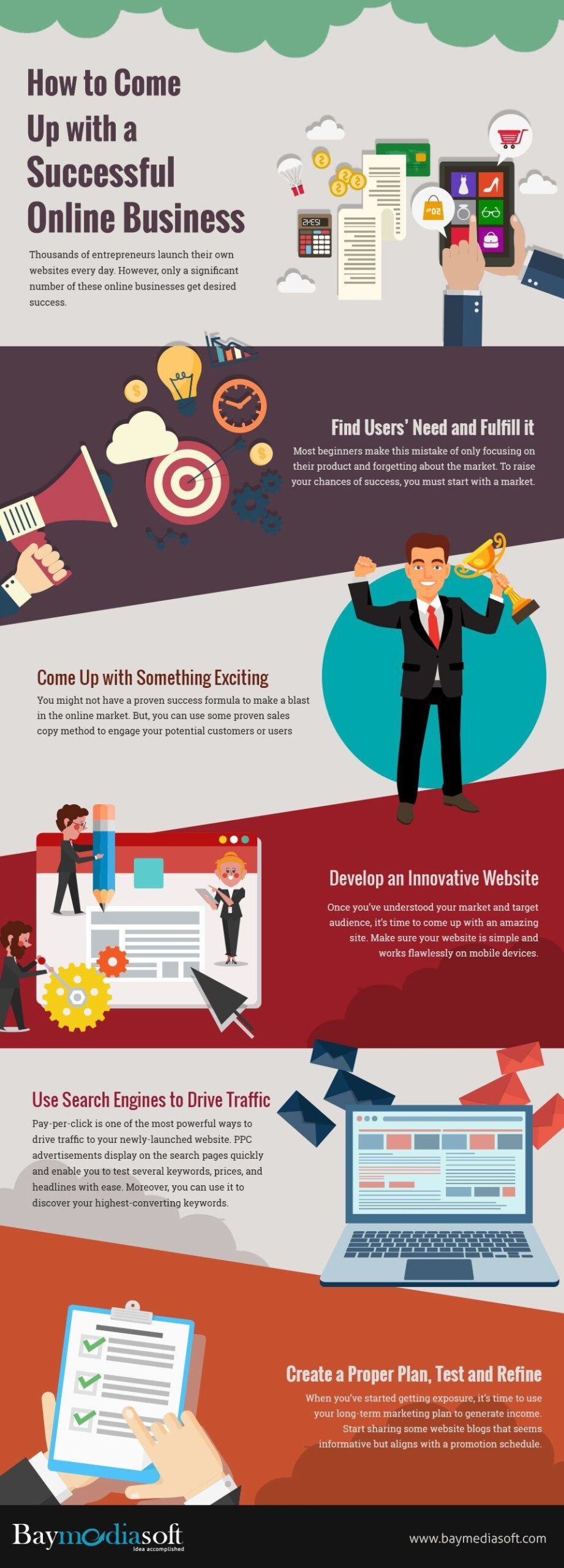 8 essential steps to success #infographic - Visualistan