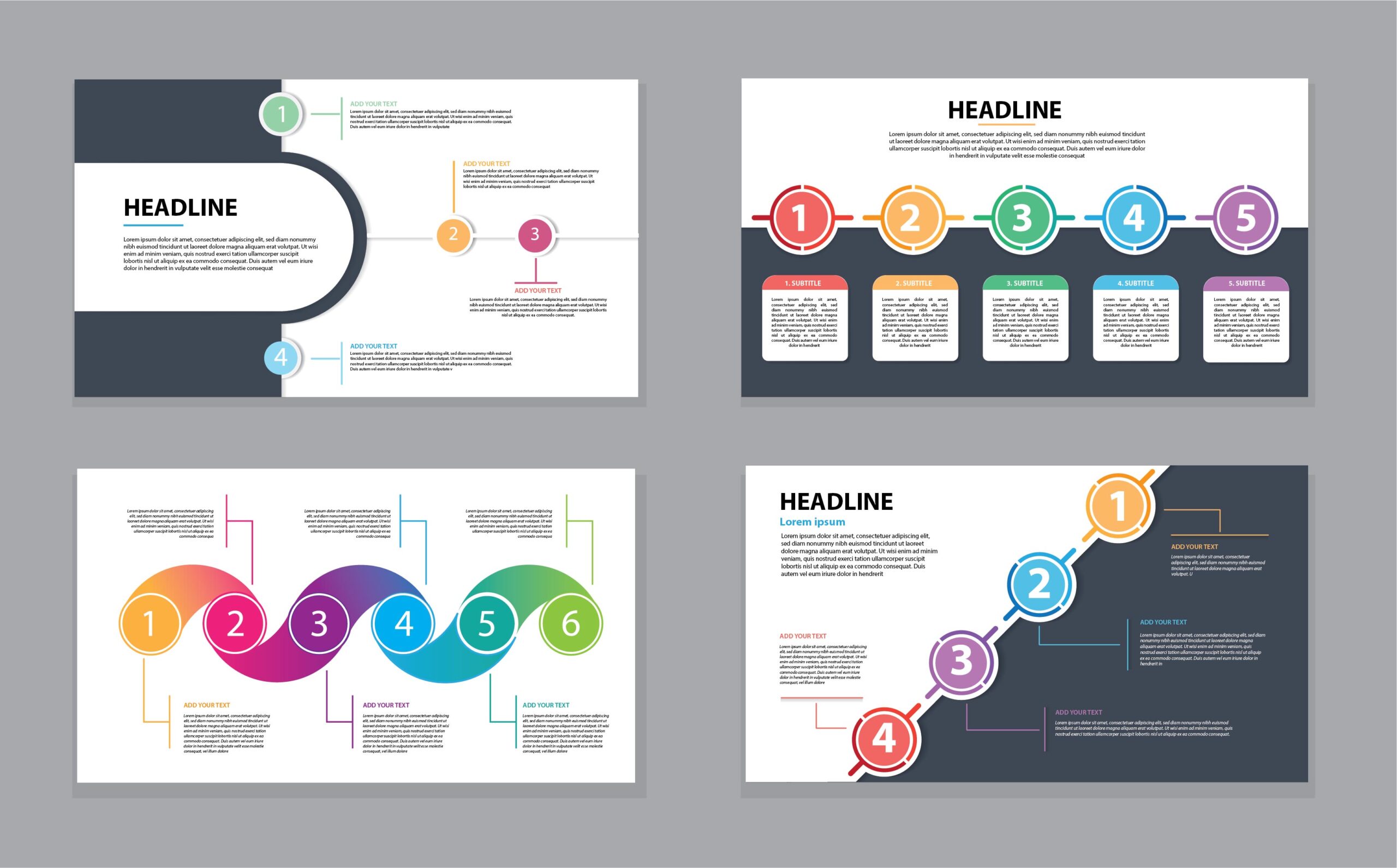 Powerpoint Timeline Infographic Templates - Marketing Live Book