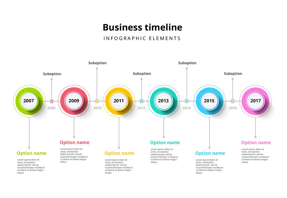 Blank Timeline Infographic Storyboard by infographic-templates