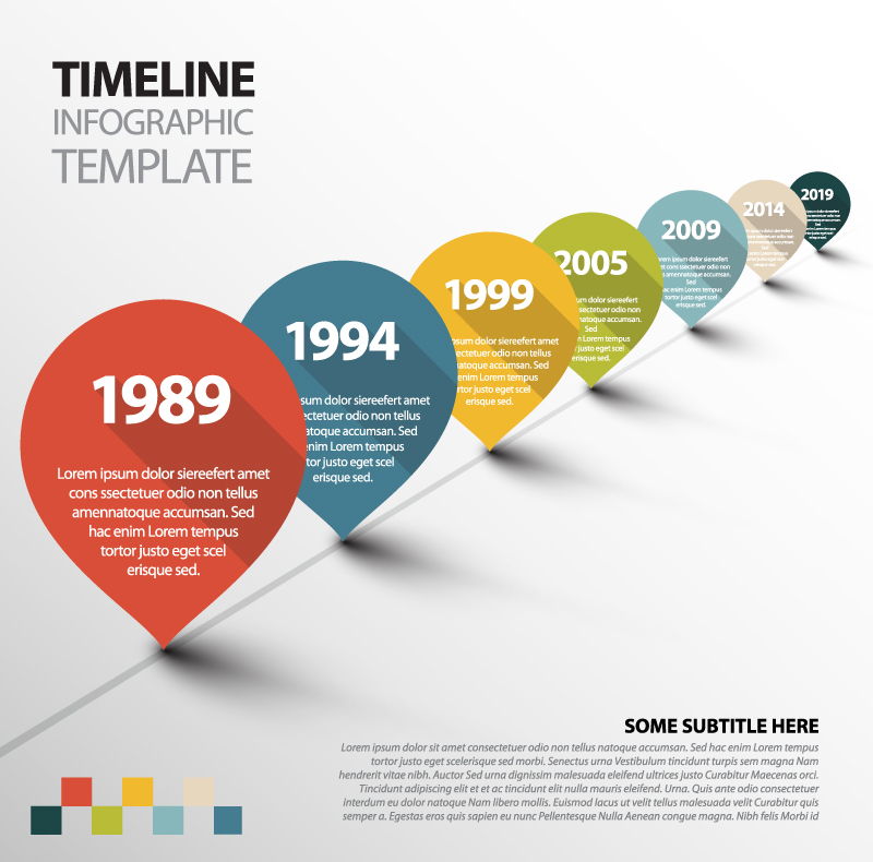 Vector Infographic timeline template | Timeline infographic, Timeline, Infographic