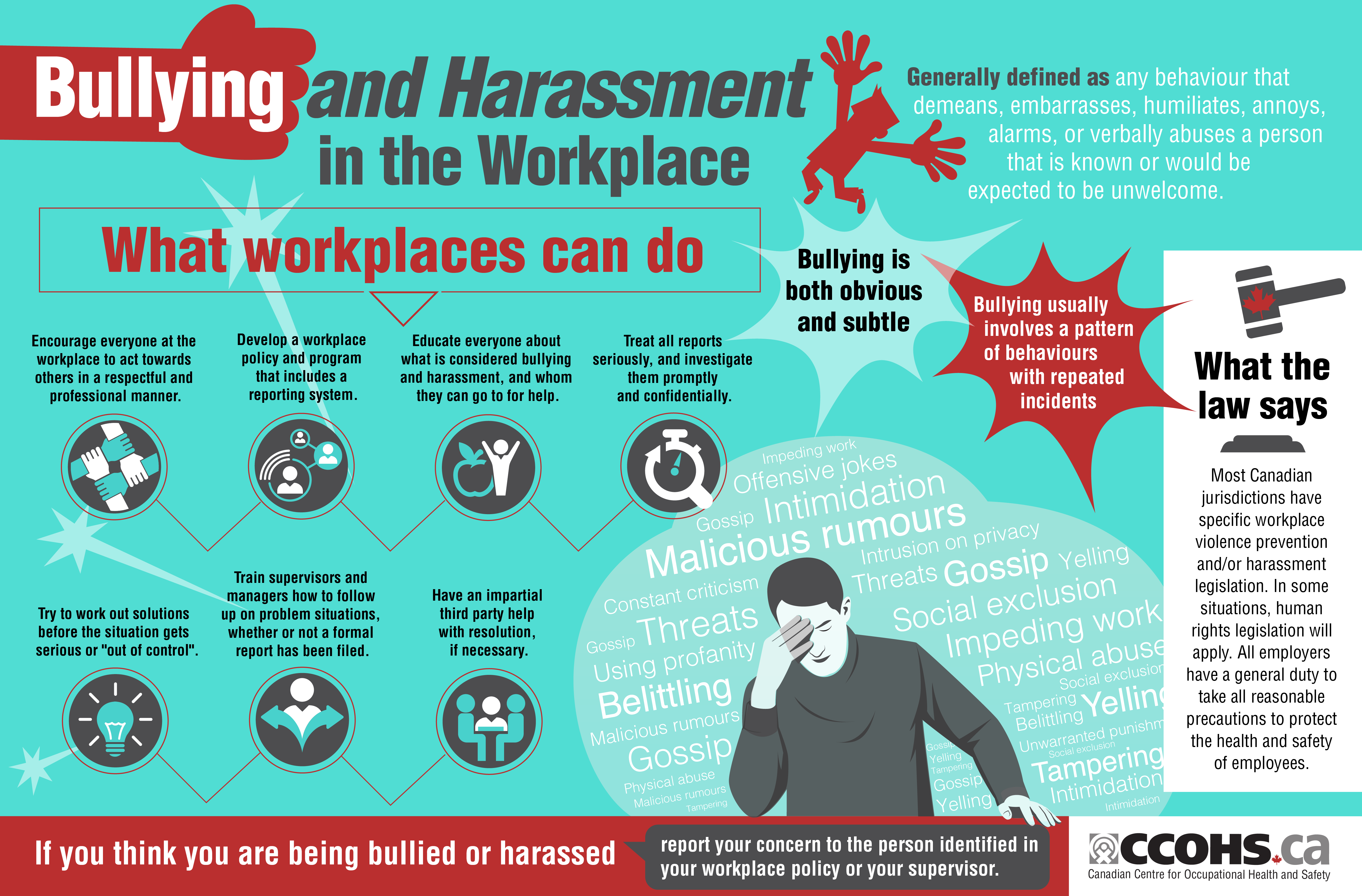 b"What to do if youre experiencing workplace bullying, harassment or discrimination | Shine Lawyers"